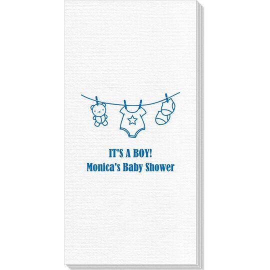 Teddy Bear Clothesline Deville Guest Towels